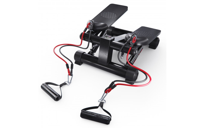 Степпер DFC CURSOR чёрный с эспандерами Степпер DFC CURSOR чёрный с эспандерами