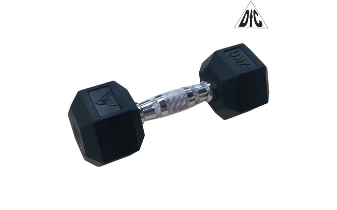Гантели DFC гексагональные обрезиненные 7 кг. (пара) DB001-7 Гантели DFC гексагональные обрезиненные 7 кг. (пара) DB001-7