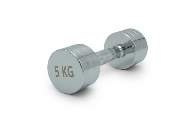 Гантель UNIX Fit PRO круглая хромированная 5 кг Гантель UNIX Fit PRO круглая хромированная 5 кг